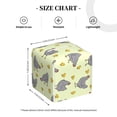 thumbnail image 4 of Sikiie Funny Chicken Leather Tissue Box Cover Square, tissue box holder, Tissue Box with Bottom Belt-5.2”x5.2”x5.2”, 4 of 7