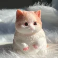 thumbnail image 2 of Nuevo juguete antiestrés, lindo gato naranja, peluche suave y pegajoso para niñas, regalo de cumpleaños para niños, juguetes relajantes de alivio suave, regalos de rebote lento para mascotas, 2 of 6