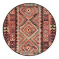 thumbnail image 3 of Unique Loom Outdoor Tribal Collection Area Rug - Tortuguero (4' 1" Round Multi/Blue), 3 of 7