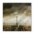 thumbnail image 1 of Eiffel Tower Bandana, Paris Skyline City, Unisex Head and Neck Tie, by Ambesonne, 1 of 2