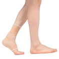 thumbnail image 2 of FLAMINGO Ankle Grip Support | Ankle Brace with Elastic Strap for Ankle Pain | Stretchable Ankle Wrap for Sports, Foot Care, Sprain, Injury | Color-BEIGE | Size-SMALL, 2 of 2