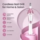thumbnail image 2 of 36 kits profesionales de manicura y pedicura, juegos de Lima de uñas eléctricas con 11 taladros de uñas, perforadoras de uñas eléctricas sin cuerda, trituradoras de uñas de uñas gruesas, 2 of 5