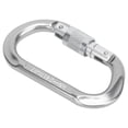 thumbnail image 2 of Carabiner Clip High Strength Light Weight 24 KN Tension Outdoor Rock Climbing Tools for Engineering Protection, 2 of 8