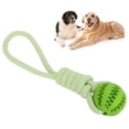 thumbnail image 3 of Pelota para Mascaras Mascotas, Cuerda de Algodón, Juguete para Masticar Perros, Cuerda de Goma Con dispensador de Golosinas de Limpieza, Campana Interactiva Resistente A, 3 of 7