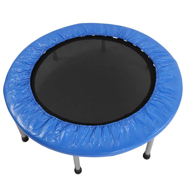 38" Mini Trampoline Band Safe Elastic Exercise Workout with Padding