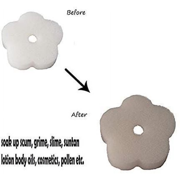 Jinsinto floral oil absorption hydro lung sponges for hot tubs and
