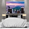 thumbnail image 3 of New York City Wall Art NYC Manhattan Skyline Picture Empire State Scene Wrapped Canvas Art For Bedroom Livingroom Decoration Print Ready to Hang, 3 of 6