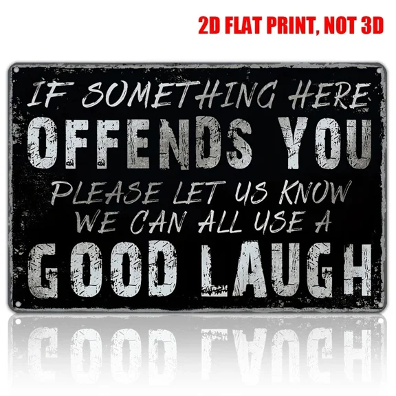 Vintage Garage Decor Funny Sarcasm Metal Tin Signs Home Bar Man Cave Wall Decor