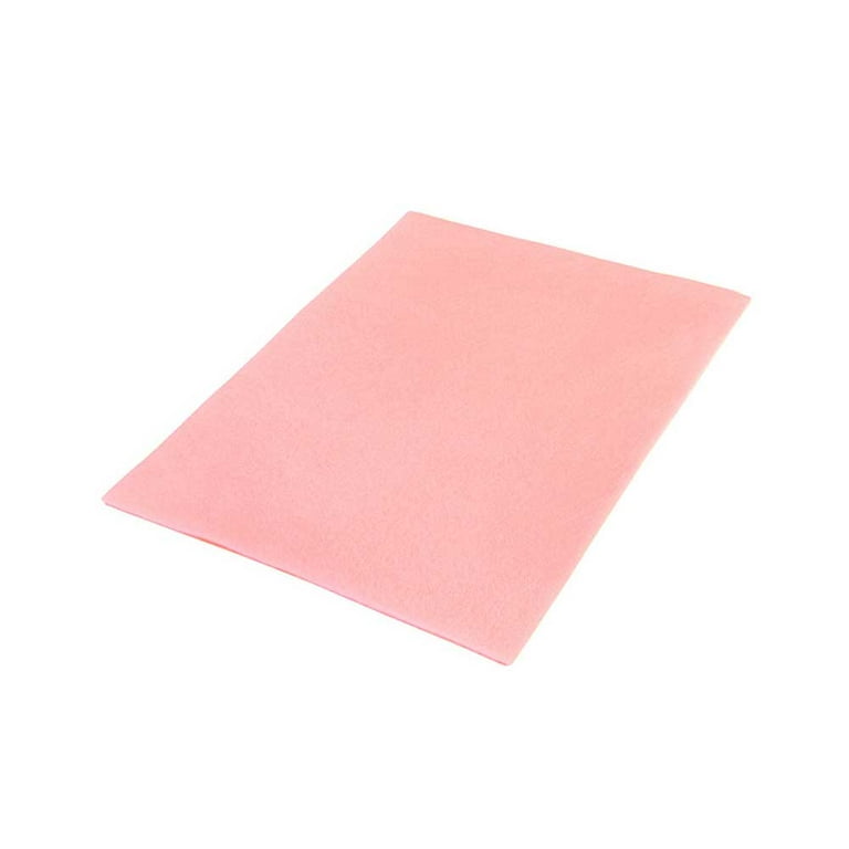 High Quality Craft Felt Sheet 9 x 12: 25 pcs, Light Pink