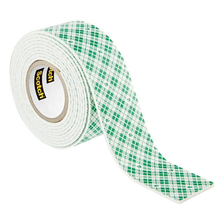 Scotch Indoor Permanent Mounting Tape, 1 in x 54.7 in, 1 Roll