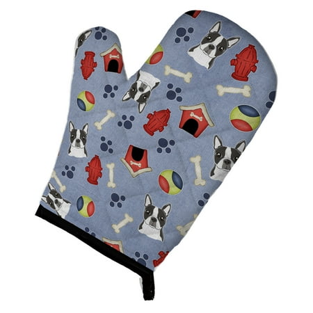 

Carolines Treasures BB3982OVMT Dog House Collection Boston Terrier Oven Mitt Large multicolor