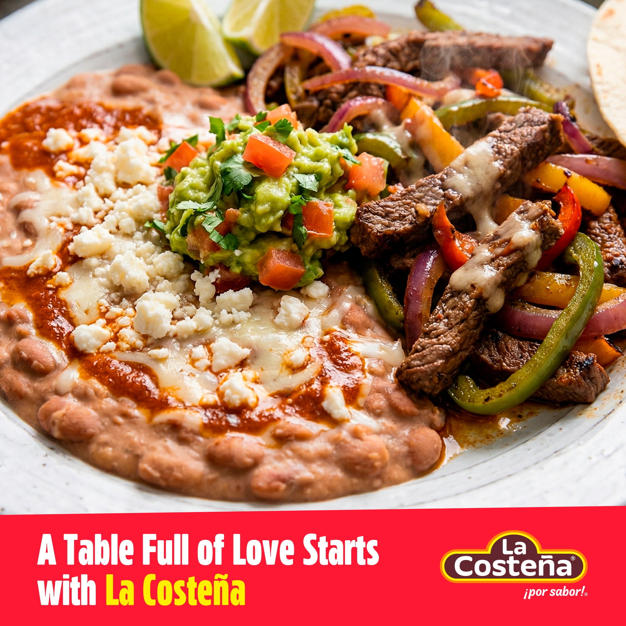 (12 pack) La Costeña Canned Refried Pinto Beans with Jalapeno Pepper, 20.5 oz