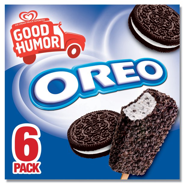 Good Humor Ice Cream & Frozen Desserts Oreo Bar 6 Count