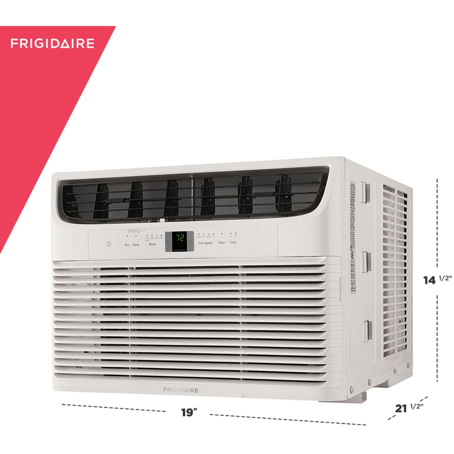 Frigidaire 12,000 BTU 115V Window-Mounted Compact Air Conditioner with Remote Control - image 4 of 10