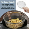 thumbnail image 4 of NOGIS Stainless Steel Drain Basket, Multifunctional Foldable Deep Fry Basket - Round Wire Mesh French Chip Frying Serving Food Presentation Tableware with Folding Handles（20x20cm）, 4 of 7