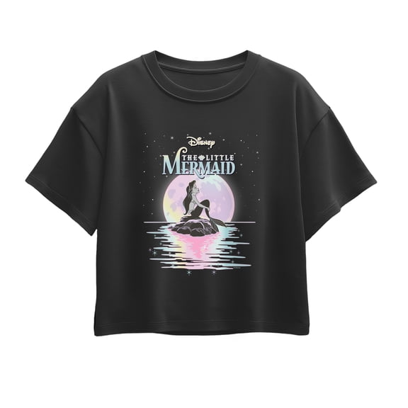 Disney - Ariel Moon Stars - Youth Girls Boxy T-Shirt