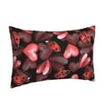 thumbnail image 2 of EasygdpLadybugs And Red Hearts Polyester Fiber Double-Sided Pillowcase,Super Soft,Comfortable And Luxurious Pillowcase,Not Easy To Break Or Deform- 14"X20", 2 of 9