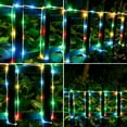 thumbnail image 4 of HESHENG Solar Rope Tube Lights Waterproof RGB String Light with 8 Lighting Mode Remote Control Outdoor Garden Lamp Christmas Wedding Party Decor, 4 of 11
