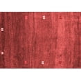 thumbnail image 1 of Ahgly Company Indoor Rectangle Abstract Red Contemporary Area Rugs, 7' x 10', 1 of 4
