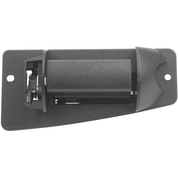 Rear Left Exterior Door Handle Fits for Chevy Silverado 1500 2500 3500, GMC Sierra 1500 2500 3500 Extended Cab 3rd Third Side-Extended Cab Driver Side Outer Door Handles (Plastic)