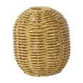 thumbnail image 2 of Jarrón de flores de material de PP 43x51 pulgada adorno de mesa múltiples decoración de escritorio tejido a mano para baño decorativo , Amarillo, 2 of 8