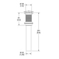 thumbnail image 2 of Contra Tipo Hongo Lavabo Sin Rebosadero Th-063 Helvex HELVEX Contra Tipo Hongo Lavabo Sin Rebosadero Th-063 Helvex, 2 of 3
