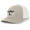 Khaki/White, variant on Heritage Pride HP Black & White Duck and Stars Mesh Back Embroidered Trucker Hat Baseball Cap, Heather Grey/White
