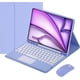 thumbnail image 1 of Funda con teclado táctil para iPad Air de 13 pulgadas (M3) 2025, (M2) 2024 y iPad Pro de 12,9 pulgadas, con mouse - Teclado Bluetooth táctil magnéticamente desmontable, 1 of 8