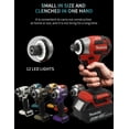 thumbnail image 4 of Makita 18V LXT Cordless Impact Driver DTD173 Brushless Electric Drill Driver Wood/Bolt/Rack/T2-Mode Dual LED Light 180 N m ,Bare Tool -  Red, 4 of 22