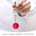 thumbnail image 4 of Uxcell Pickleball Keychain Mini Pickleball Ornament for Bag Backpacks Rackets Luggage Tags Party Favors 3 Colors, 4 of 7