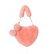 thumbnail image 2 of Bolso bandolera de piel sintética con forma de corazón para mujer | Lindo bolso de hombro mullido con correa de cadena | Bolso de mano suave y afelpado para uso diario, 2 of 6