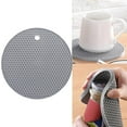thumbnail image 2 of XKHBDL Silicone Trivets for Hot Pots and Pans, Hot Pads Pot Holders, Non-Slip & Heat Resistant Silicone Mats for Kitchen Counter, Soft Durable Drying Mat, Jar Opener and Coasters, 2 of 9