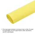 thumbnail image 3 of Uxcell Crepe Paper Roll Crepe Paper Decoration 7.5ft Long 20" Wide Dark Yellow, 3 of 5