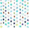 thumbnail image 1 of Guirnalda holográfica con forma de guirnalda con forma de estrella con purpurina, rótula, 40 m, 1 of 7