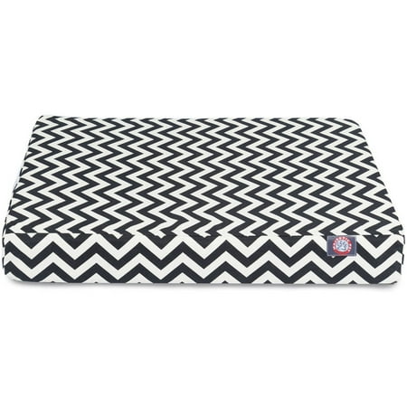 Green Tea Furniture - Chevron Medium Orthopedic Memory Foam Rectangle Dog Bed