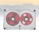 thumbnail image 2 of Reel to Reel Blank Sound Cassette Tape DIY Homemade 55 Minutes Aluminum Empty Cassette Tape for Music Recording Silver Frame Red Plate, 2 of 4