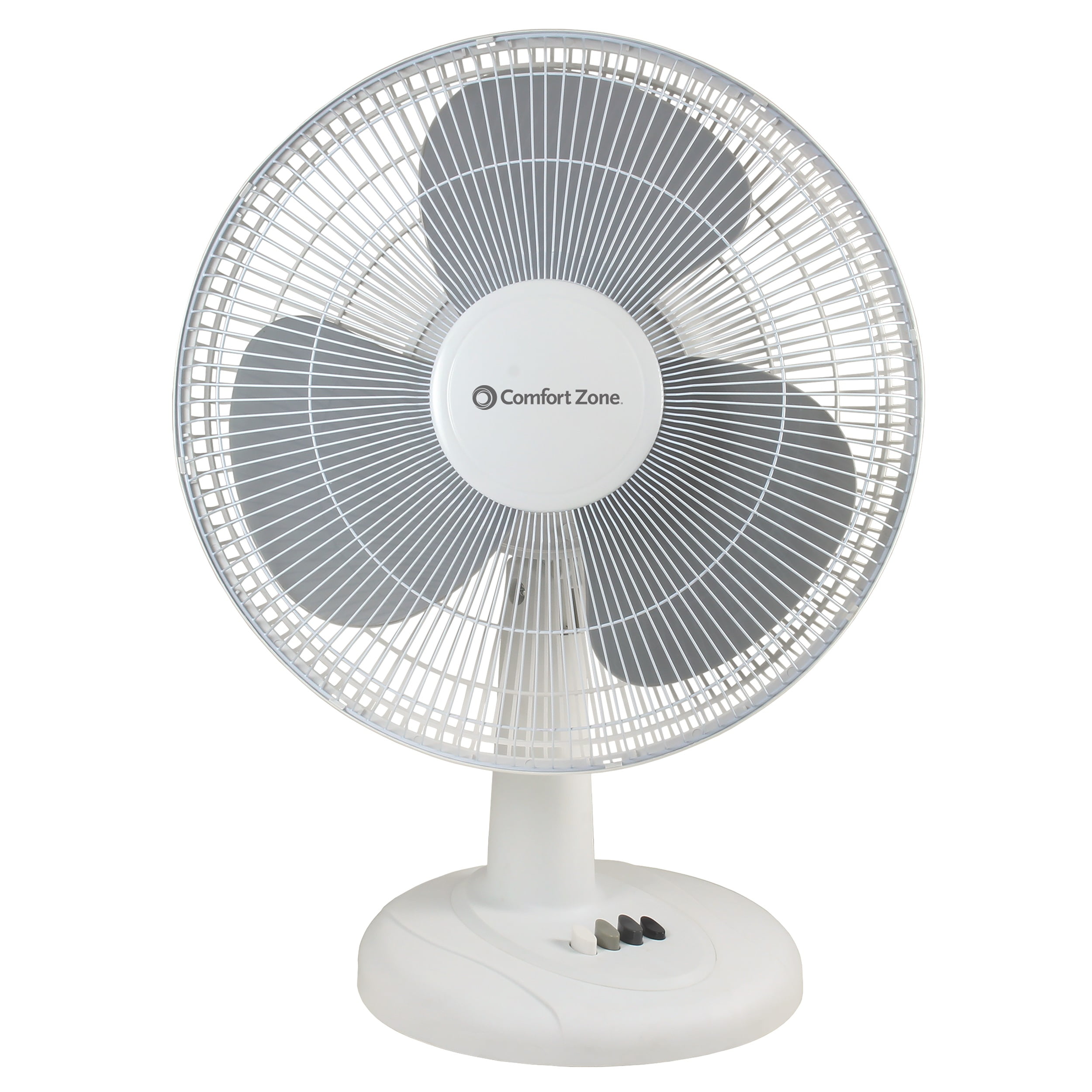 Simple Deluxe 12/16 Inch Oscillating Table Fan 3 Speed Ideal for Home Office 