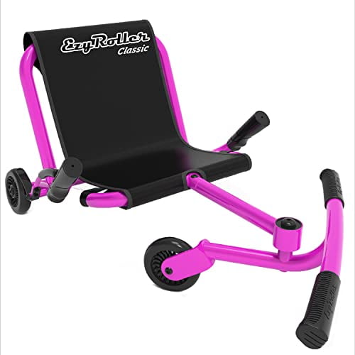 EzyRoller Trottinette Classique à Chevaucher pour Enfants de 3 Ans et Plus Rose, Paquet Simple