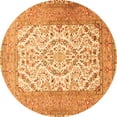 thumbnail image 1 of Ahgly Company Indoor Round Persian Orange Traditional Area Rugs, 4' Round, 1 of 1