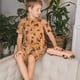 thumbnail image 4 of Balery Hippie Ditsy Floral Conjunto de Pijama Infantil de Manga Corta con Estampado – Ropa de Dormir de Algodón Suave-Large, 4 of 6