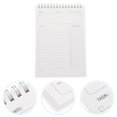 thumbnail image 3 of 1Set Rectangular Agenda Notepad for Daily and Weekly Planning 8.06X5.58X0.31in, 3 of 8