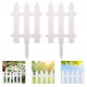 thumbnail image 5 of Sets White Plastic Fence Durable Garden Picket Fence Useful Lawn Edging, 5 of 5
