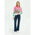 thumbnail image 2 of Strawberry Shortcake Women's Embellished Christmas Sweater, Midweight, Sizes XXS-XXL, 2 of 5