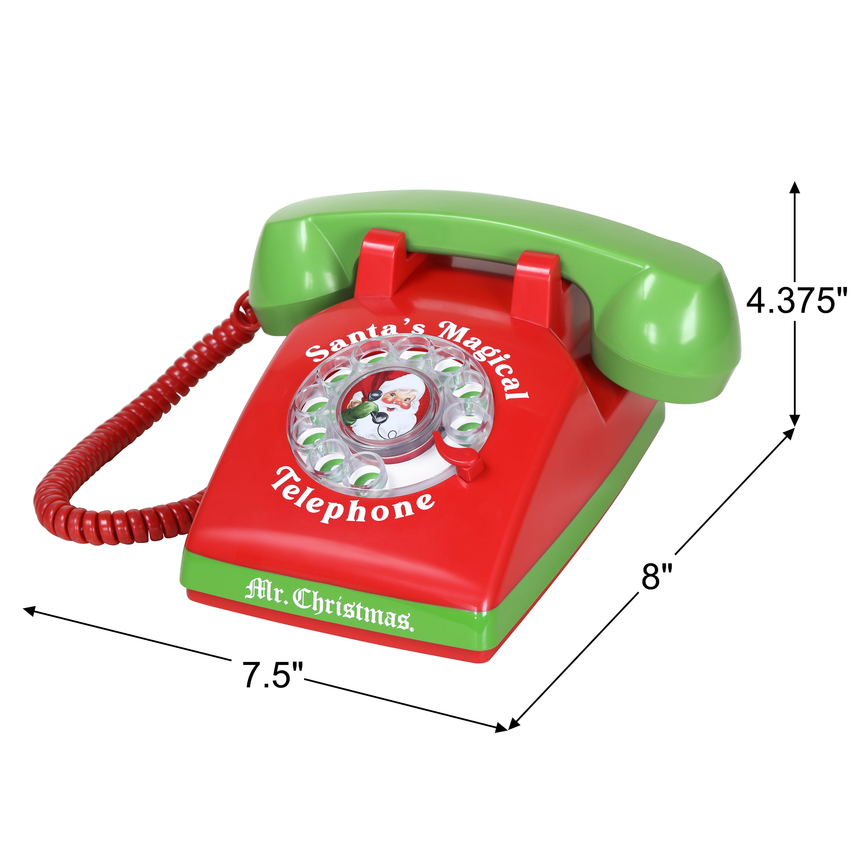 Mr. Christmas 8 in. Santa's Magical Telephone