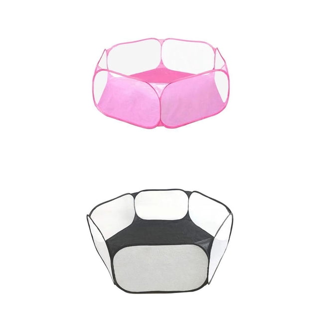 Conjunto de 2 Reptiles Plegables para Jaula de Hámster con Conejo Y Hámster Sunnimix Hamster Rabbit Play Pen Cage