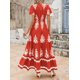 thumbnail image 2 of Vestido largo PRETTYGARDEN para mujer, verano 2025, cuello en V, estampado floral, 2 of 8