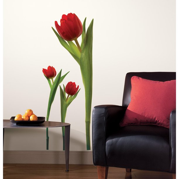 RoomMates Tulip Peel and Stick Wall Decals