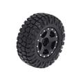 thumbnail image 2 of 4 pieces 1/24 Rubber Wheels and Tires Fit for Axial SCX24 00002 90081 RC crawler Car Trucks Accessories - Black A, 2 of 7