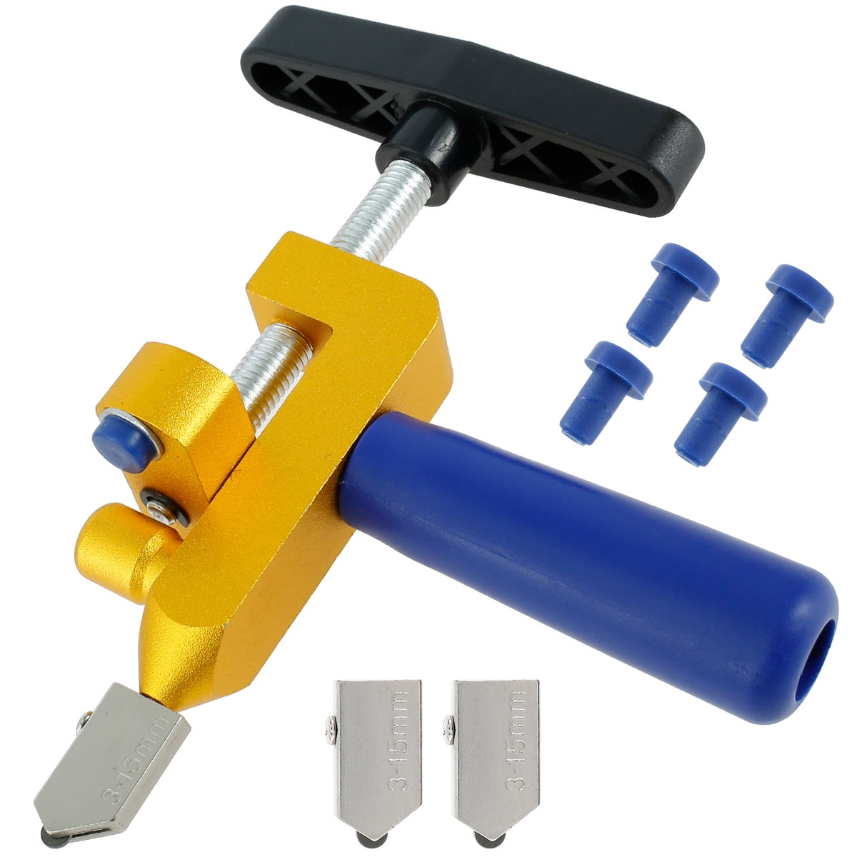 Easy Glide Glass Tile Cutter Ceramic Cutting 2 in 1 Tool Breaking Pliers 
