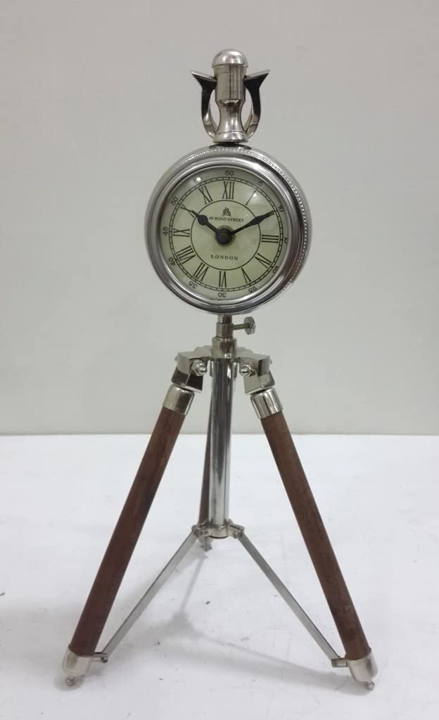 Nautical Designer desk clock with Tripod Nautical Table Clock 3